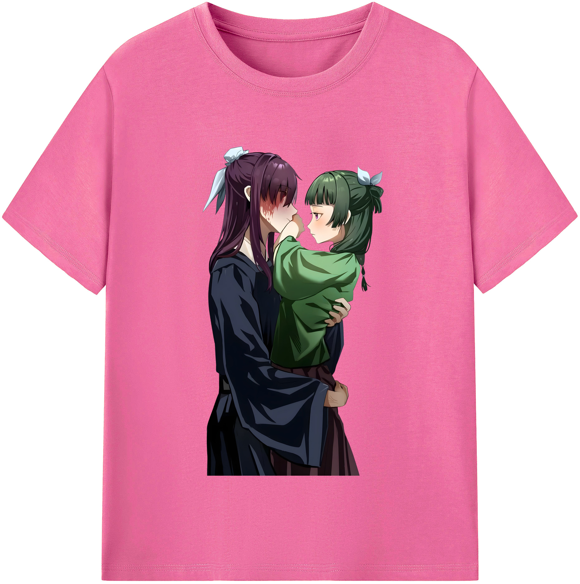 （画像用） 薬屋のひとりごと The Apothecary Diaries レディースカジュアルプリントTシャツ（綿100％）